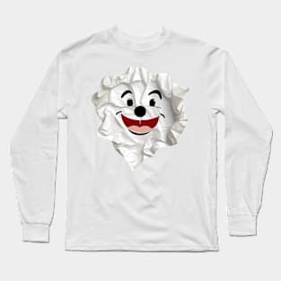 tissue paper Happy Smile Long Sleeve T-Shirt